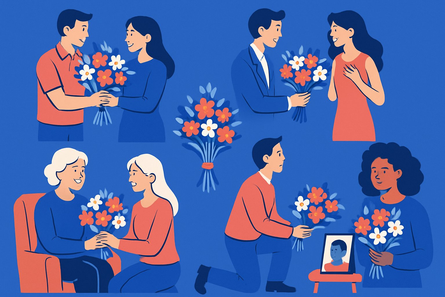 5 occasions où offrir des fleurs est important
