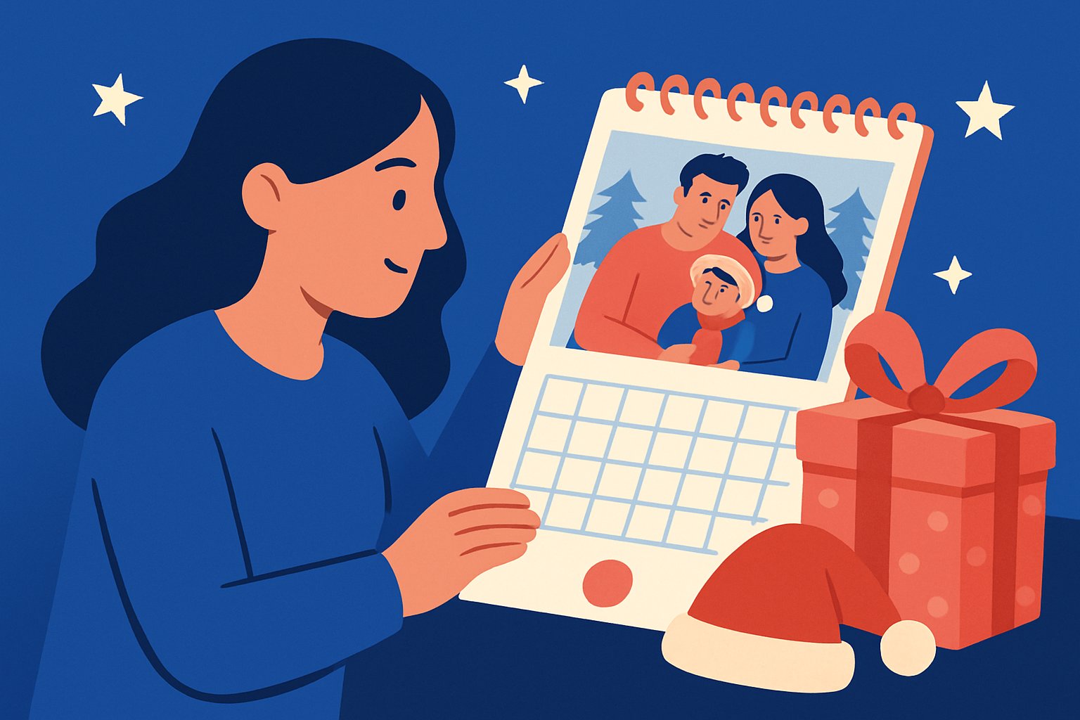 Calendrier photo personnalisé : une bonne idée de cadeau pour Noël ?